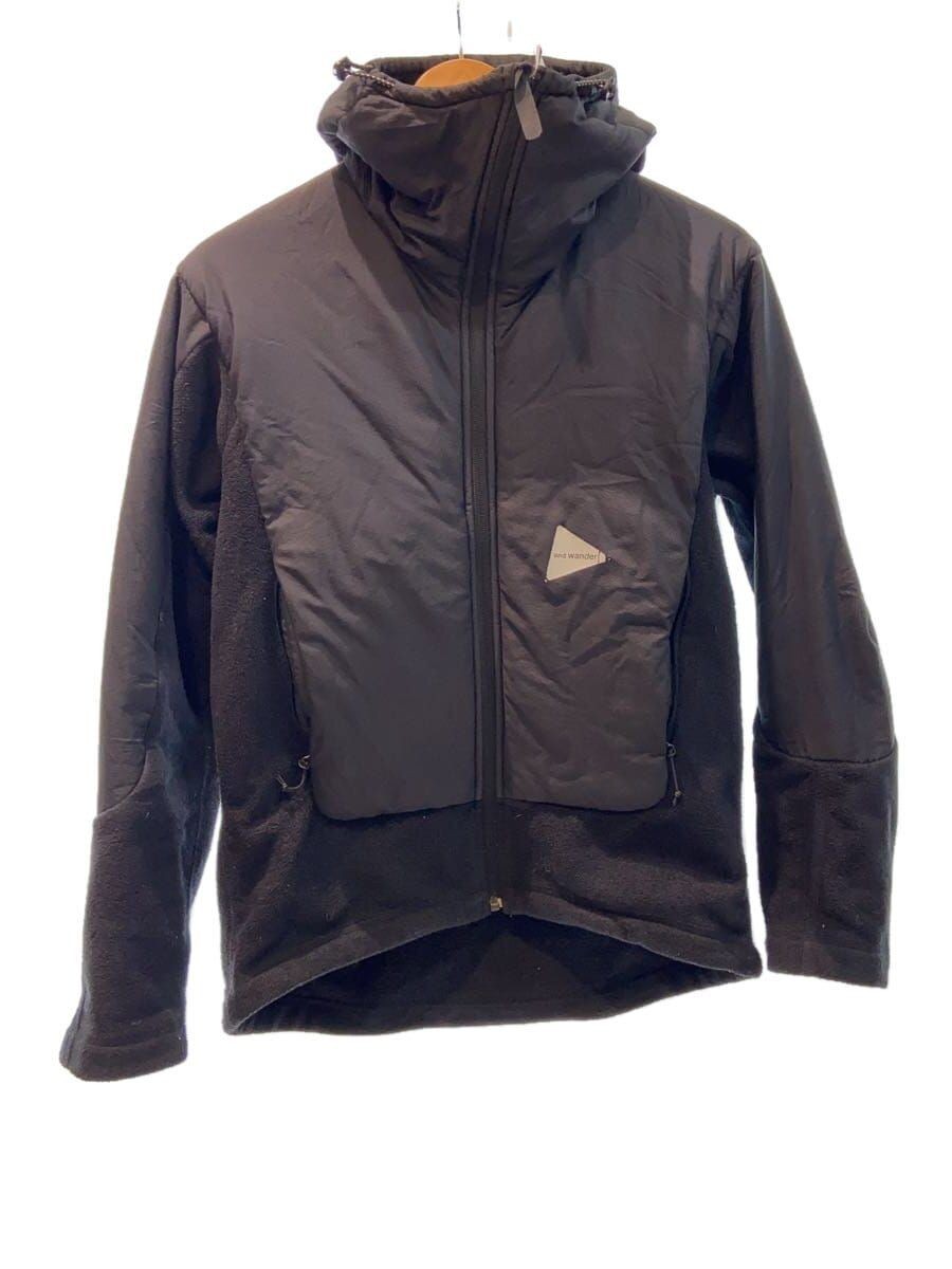 ALTRA e Wander altro giacca in pile nylon BLK tinta unita usata