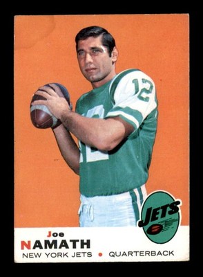 1969 Topps #100 Joe Namath   VGEX X3334801