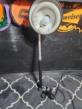 VINTAGE Working VEMCO VEMCOLITE VL-4 Telescoping Drafting Work Light Dual Bulb