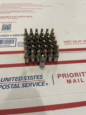 #ad SNAP ON TTXB25E T 25 TORX 1 4quot; Drive Heavy Duty Removal Bit Socket Lot Of 31 $464.99