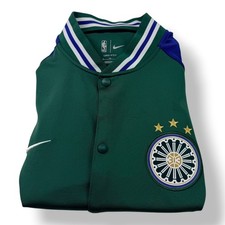 Nike NBA Detroit Pistons City Edition Warm Up Jacket Green Blue DN8403-366 XL