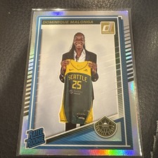 2025 Donruss WNBA Dominique Malonga Rated Rookie Seattle Storm RC Holo
