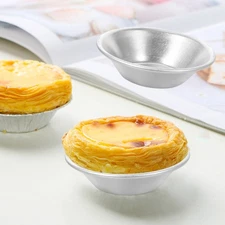 10pcs egg tart molds for baking Tart Baking Pan Chinese Egg Tart Dish Egg Tart