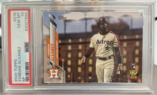 2020 Topps Series 1 Image Variation SP Yordan Alvarez PSA 10