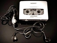 Sony WM-EX633 Walkman Cassette Player Serviced Tested w Remote Set Used