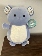 Squishmallows 14  Miss Vi the Axolotl Hug Mees Blue Fuzzy Belly Plush HugMees