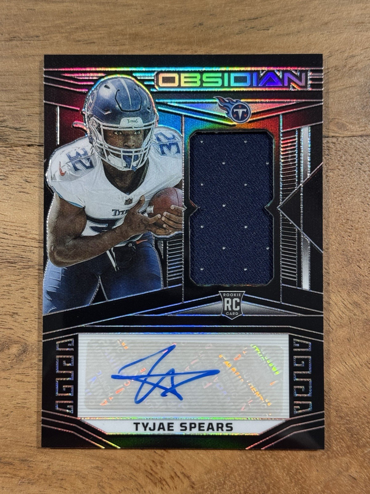 TYJAE SPEARS 2023 OBSIDIAN RPA ROOKIE PATCH AUTOGRAPH RC AUTO /199