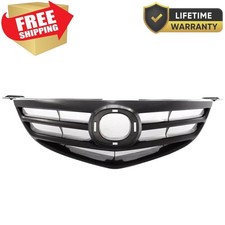 For 2004-2006 New Front Matte-black Grille Assembly Mazda 3 Plastic Ma1200171