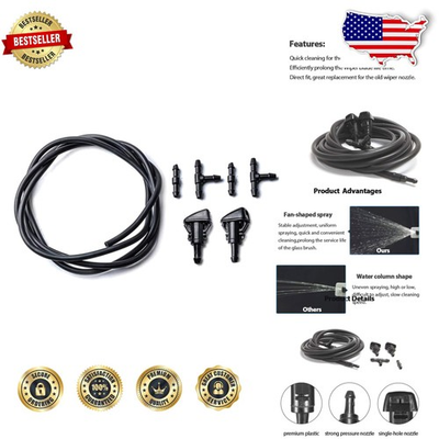 #ad Upgrade Your View: Chrysler Dodge Ram Washer Nozzles amp; Fluid Hose Long Lasting $30.59