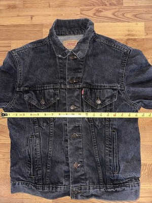 Vintage Levis Denim Trucker Jacket Size 42 R Made USA 80s 70506