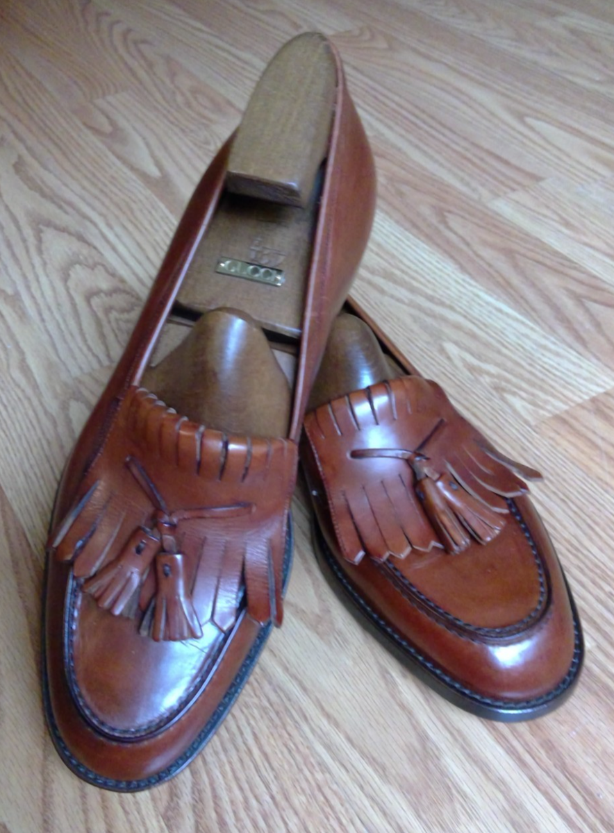Polo Sport Ralph Lauren Loafers Size 8 D Brown Leather Tassel Kiltie AAM15262 ralph lauren tassel loafer products for sale | eBay main image 3