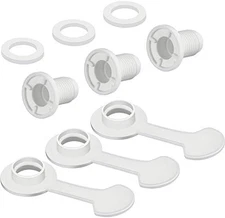 3 Sets Cooler Drain Plug Cooler Plug  Triple Snap Drain Assembly for Coolers 1.1