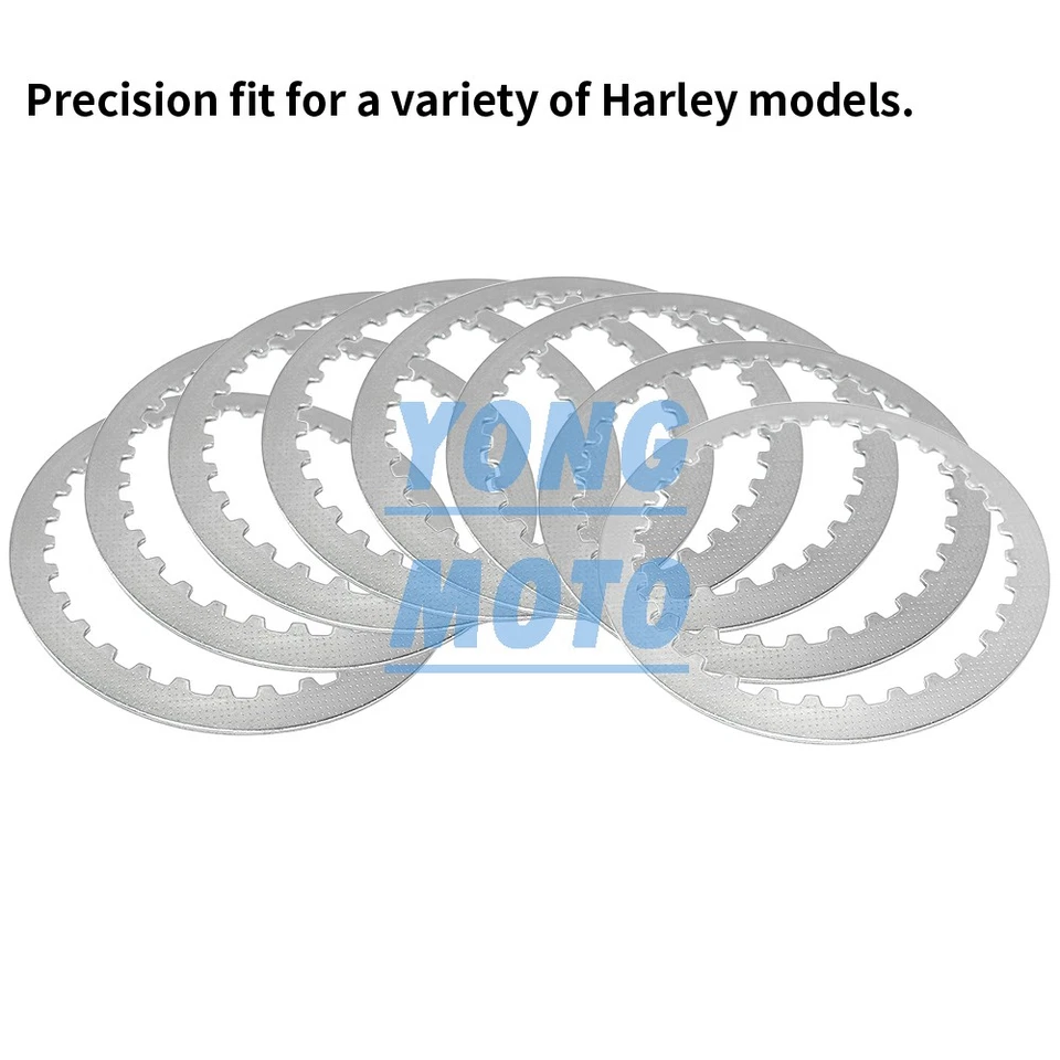 Clutch Friction Steel Plates Kit & Bolt Set for Harley Dyna Street Bob 2006-2017 - Изображение 4 из 4