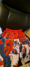 Marvel Boys Spiderman Swim Trunks Size Large