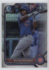 2022 Bowman Chrome Prospects Mega Box Mojo Refractor Nelson Velazquez 0x37