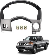 Instrument Cluster Dash Panel Gauge Cover Bezel Trim Compatible with Titan