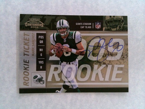 Mark Sanchez [Autograph] #105 2009 Playoff Contenders card