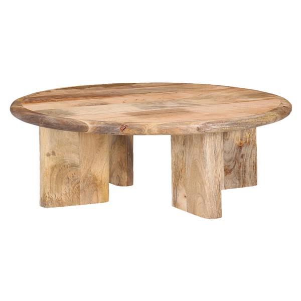 Moderner Couchtisch Wohnzimmertisch Sofatisch Tisch MöBel Holztisch Holz 80Cm-image