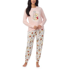 Winnie The Pooh Women's 2-Piece Pullover and Jogger Pajama Set Size XS
