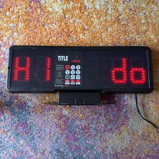 TITLE Boxing Platinum Professional Fight & Gym Timer With stand Tested Working 