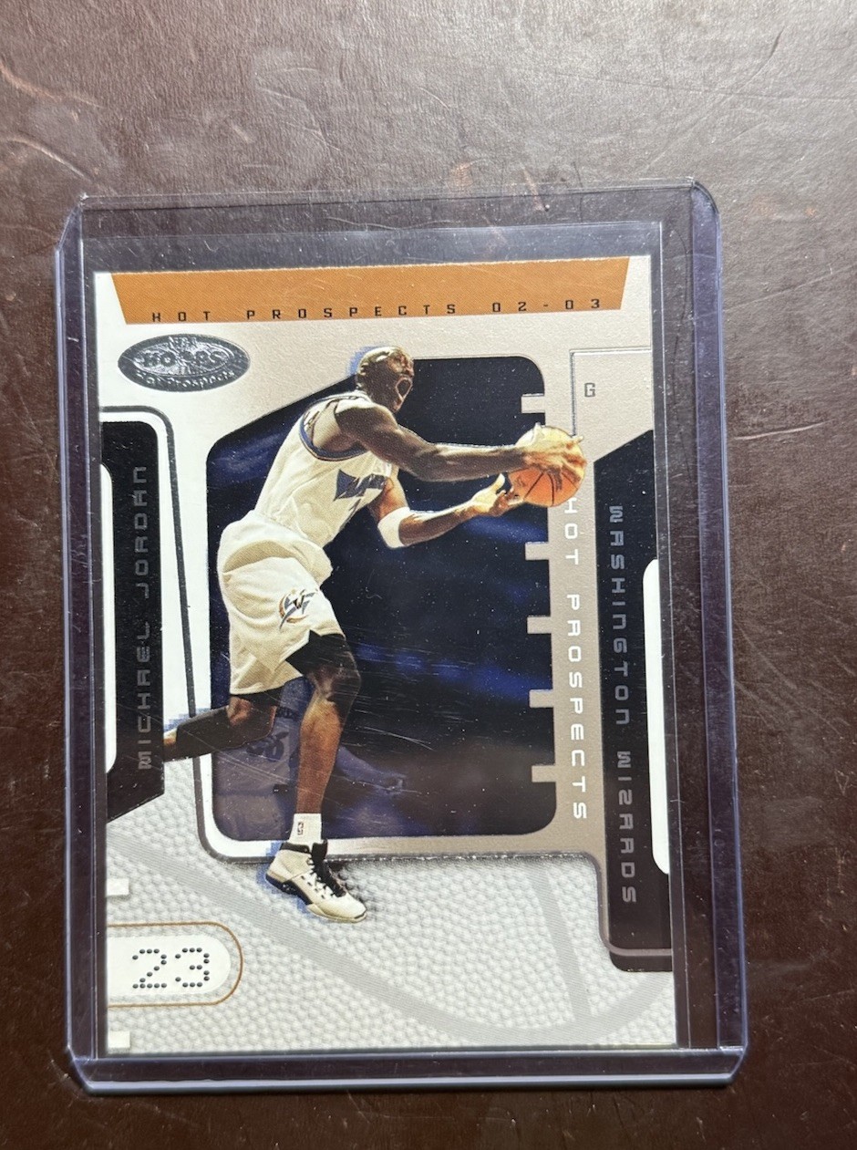 2002-03 Hoops Hot Prospects - Michael Jordan #34