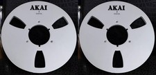 One Pair 10.5'' silver AKAI Tape reel High Quality Aluminum Take Up Reel