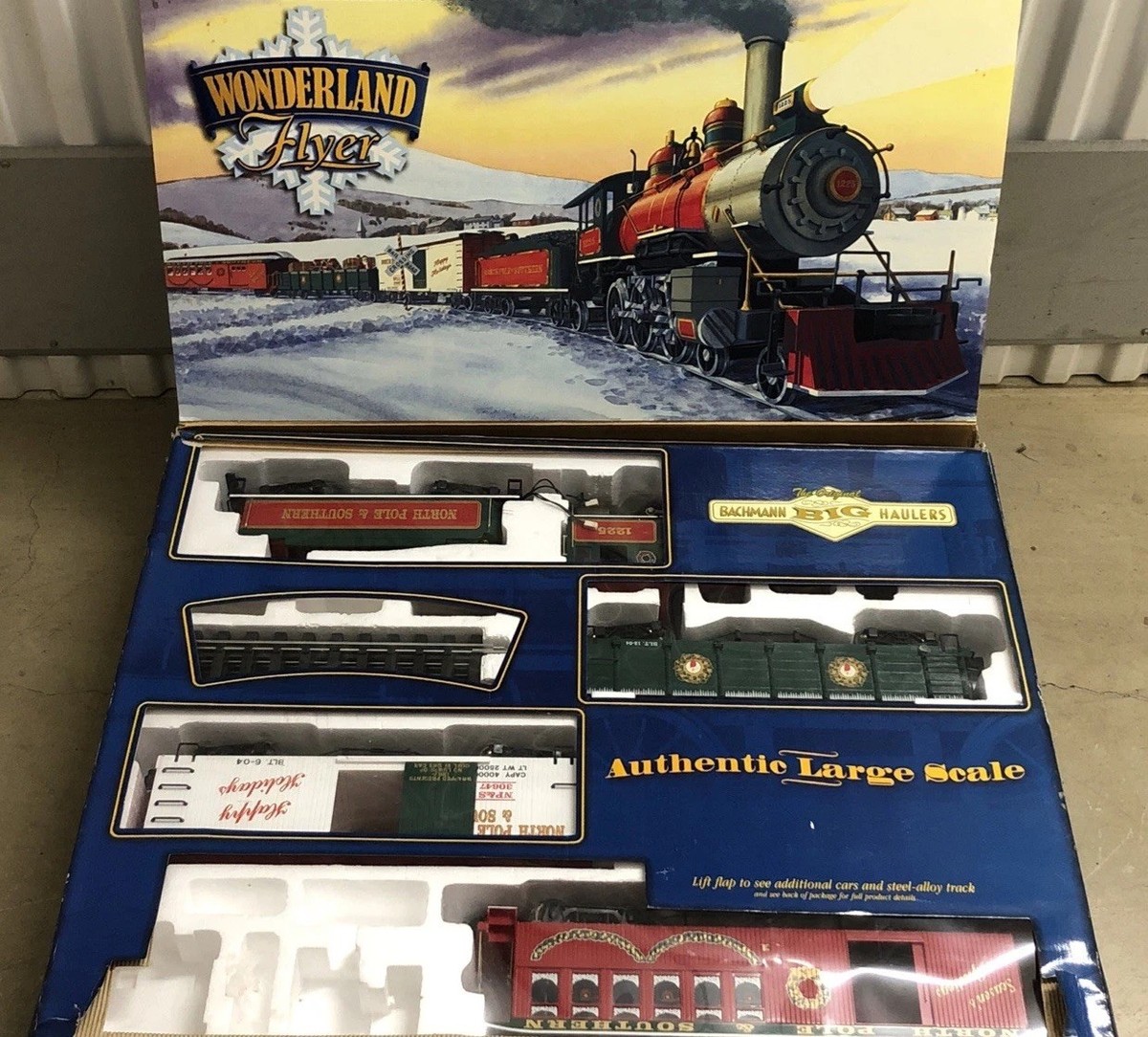 Bachmann Big Haulers Wonderland Flyer Electric Train Set 90047, G