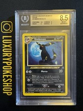 Carta Card Pokemon Umbreon Neo Discovery Unlimited ITA BGS 8.5 NM 13/75
