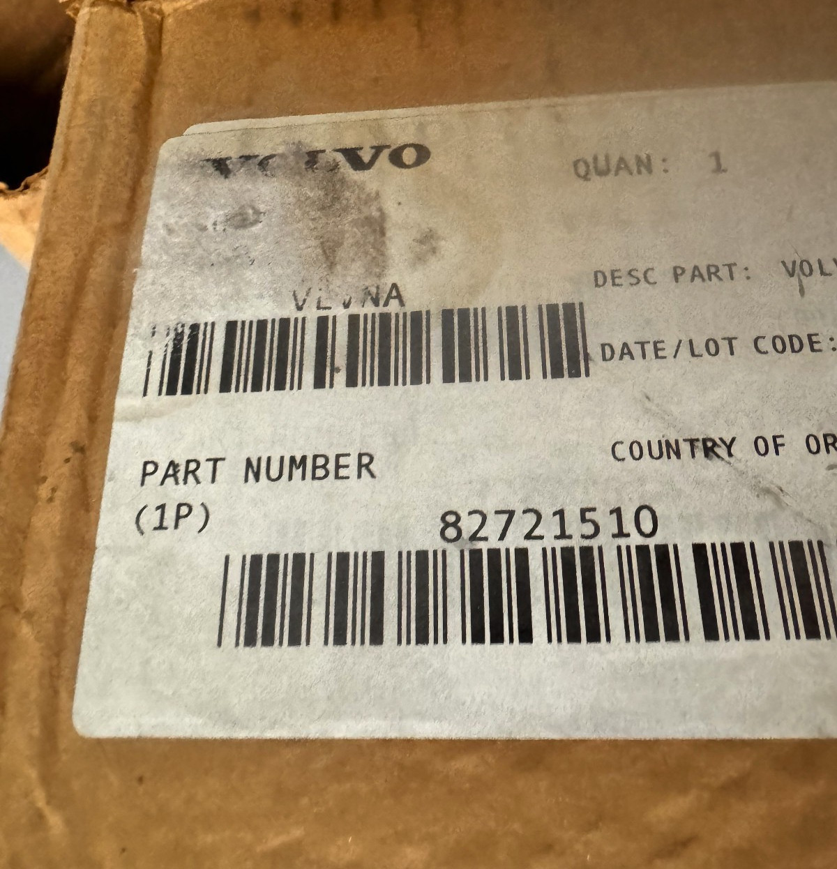 OEM Volvo 82721510 Corner Bumper Driver Side | 2004-2015 | 82364722 image 1