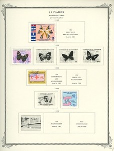 EL SALVADOR Selections on Scott Specialty Album Page Lot #68 - SEE SCAN - $$$