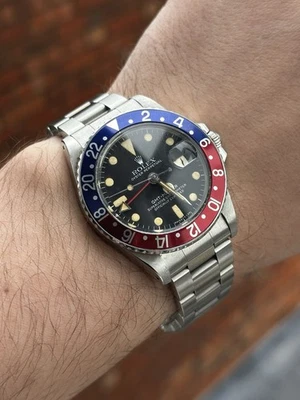 Rolex GMT Master 1675 Pepsi 40mm MK5 Matte Dial Boxed