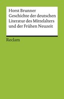 Geschichte Der Deutschen Literatur Des Mittelalters Und Der FrüHen Neuzeit Im...