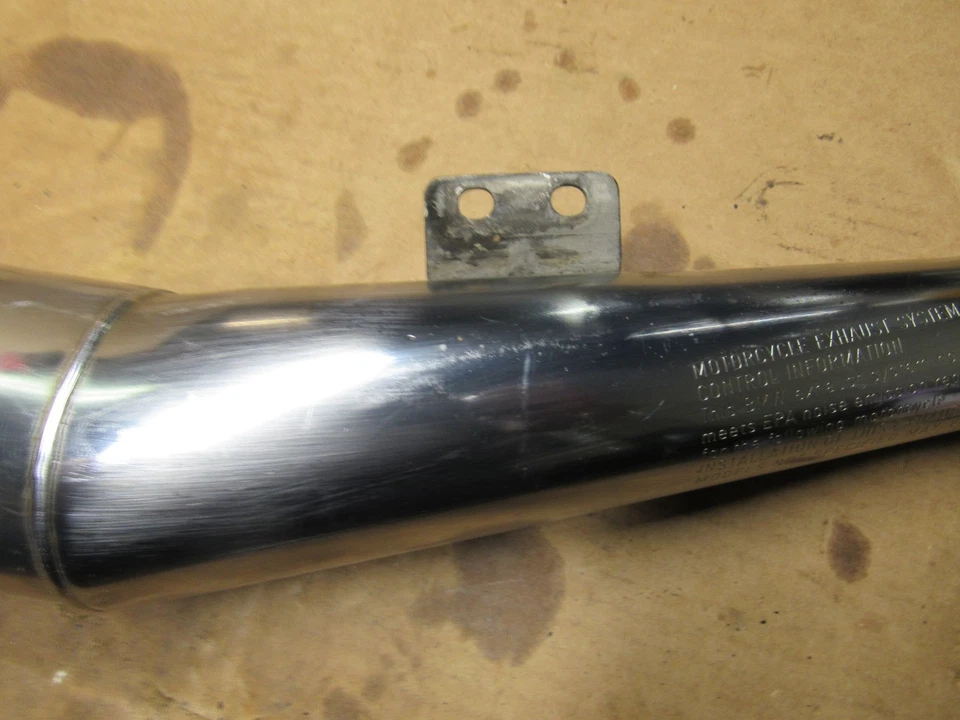 BMW R45 R65 OEM Right Muffler Exhaust Slip On Pipe 18 11 1 238 276 - Image 4 of 4