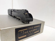 Tenshodo 495 N HO 16.5mm Gauge JNR Class C55 C5520 Steam Locomotive Model Train