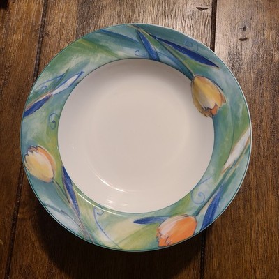 SET OF 7 STUDIO NOVA FRENCH TULIP SOUP BOWLS 8 1/2''