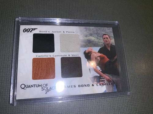 James Bond & Camille Authentic Worn Wardrobe Card From Quantum Of Solace. QC27. - Picture 10 of 12