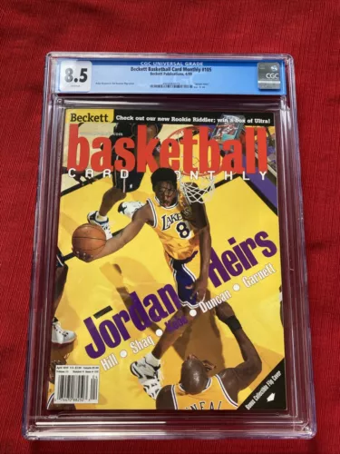 1998 Beckett Basketball Card Monthly Kevin Garnett CGC 9.2 Highest Grade!