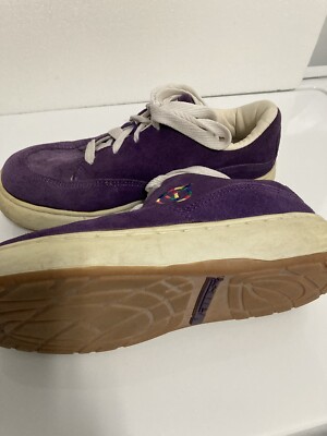 HTF. Vintage 90s Vans Skateboarding Shoes. Sz7.5 Purple With