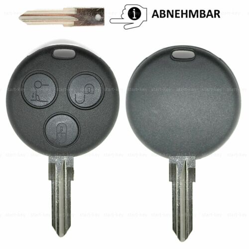 Alloggiamento di ricambio chiave adatto per Smart Fortwo 450 452 Citycoupe Roadster - Foto 4 di 6