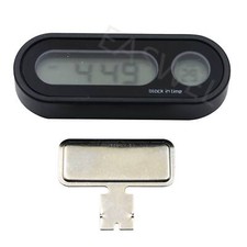 Auto Thermometer Mini LCD Digitaluhr Armaturenbrett Uhr für Auto PKW