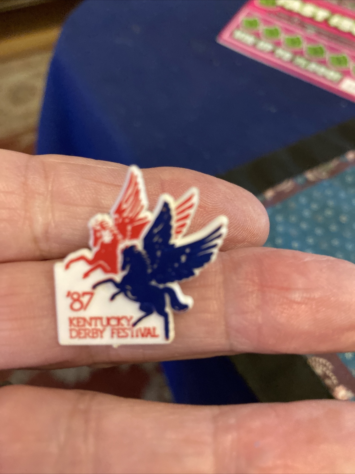 1987 Kentucky Derby Festival Pegasus Pin eBay
