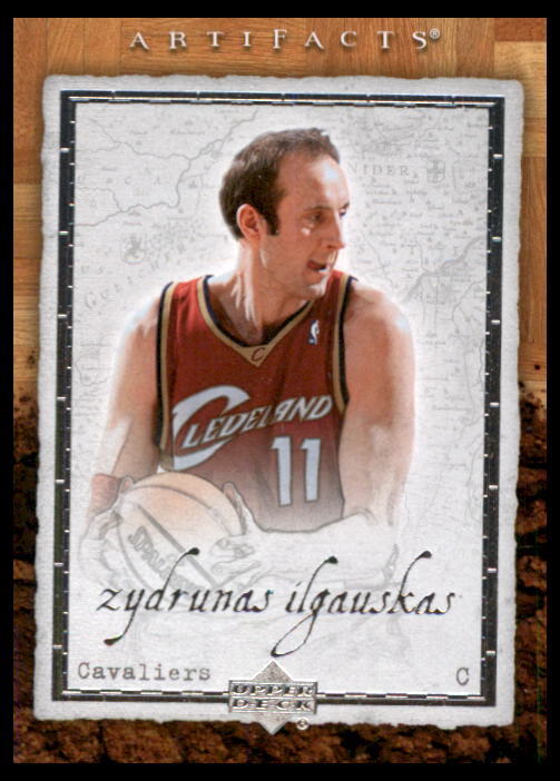 2007  Upper Deck Artifacts #18 Zydrunas Ilgauskas Cleveland Cavaliers