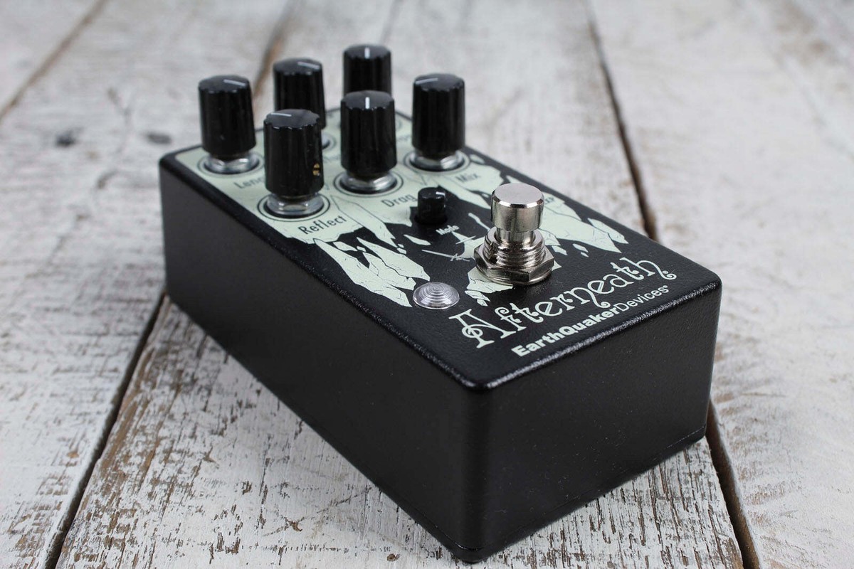 EarthQuaker Devices Afterneath V3 Reverb Pedal Electric Guitar