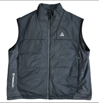 Nike ACG 'Rope de Dope' Black Puffer Vest Size Large Black DQ5777