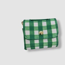 Kate Spade New York Green Gingham Doggie Bag Holder
