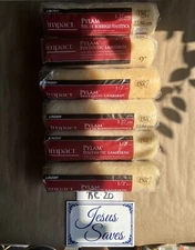 6- Linzer RC 144 Pylam 1/2 in. Nap Polyester Paint Roller Cover 9''   USA Made