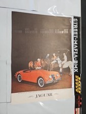 1959 Jaguar Xk-150 Sports Car Si Print Advert Jag Man Cave Wall Art Auto Gift