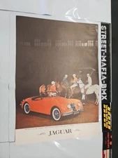 1959 JAGUAR XK-150 SPORTS CAR SI Print Advert Jag Man Cave Wall Art Auto Gift
