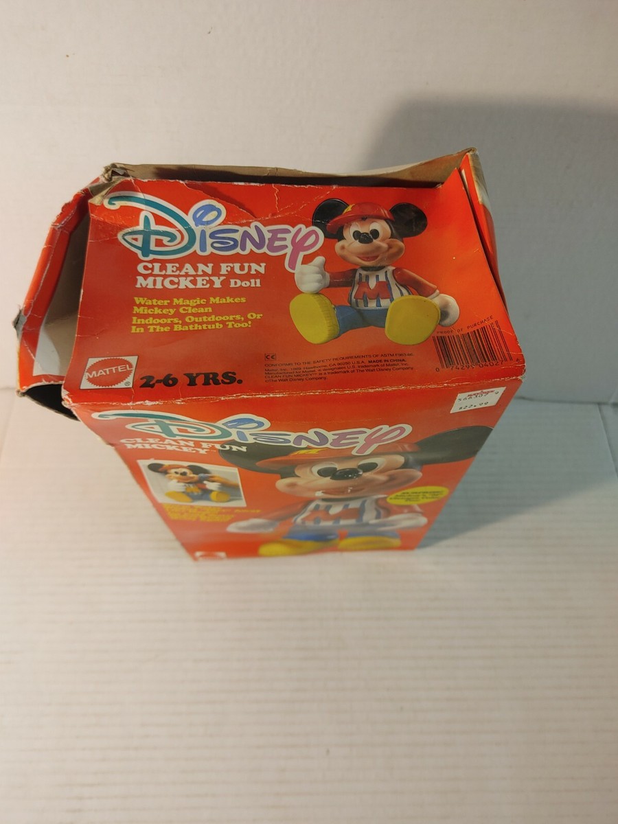 Disney Mattel 4027 Clean Fun Mickey 1989 NRFB | eBay
