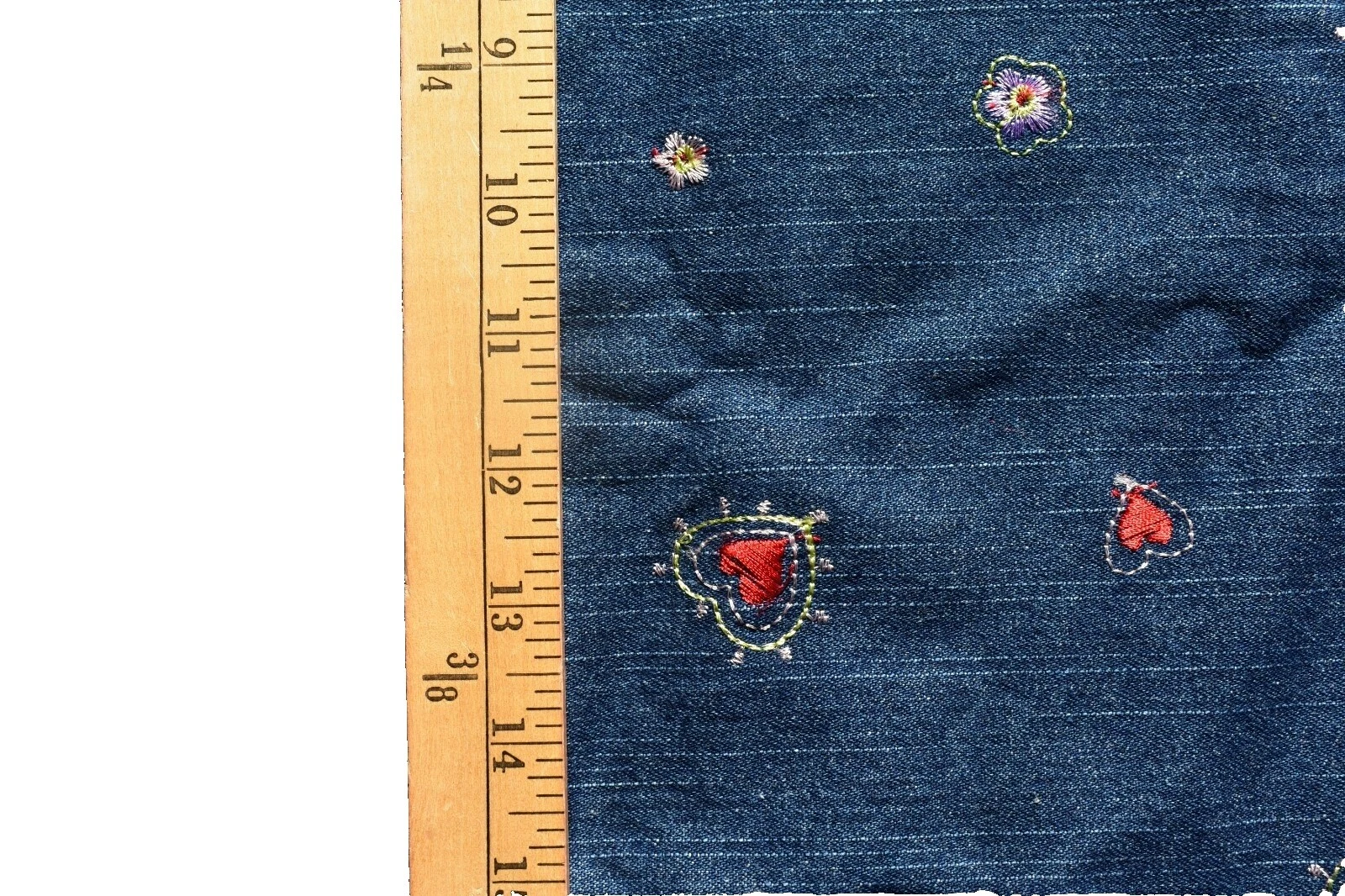 Telas Multicolor Denim rayado